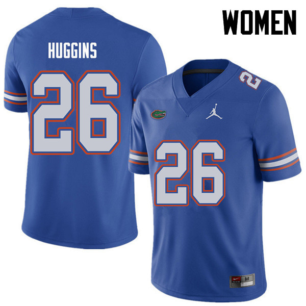 Jordan Brand Women #26 John Huggins Florida Gators College Football Jerseys Sale-Royal